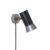 Konsthantverk Kusk Wall Lamp Raw Iron/black Leather