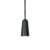 Konsthantverk Massiv Pendant Black, Round