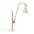 Gubi Bestlite Bl1 Table Lamp Matte White-brass