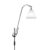 Gubi Bestlite Bl6 Wall Lamp Bone China-chrome