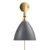 Gubi Bestlite Bl7 Wall Lamp Grey-brass