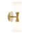 Herstal Harlekin Duo Wall Lamp Brass-white