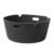 Muuto Restore Storage Basket Round Black Melange