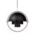 Gubi Multi-lite Ceiling Lamp Chrome-black