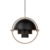 Gubi Multi-lite Ceiling Lamp Brass-coal Black