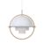 Gubi Multi-lite Ceiling Lamp Brass-white