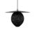 Gubi Satellite Ceiling Lamp Medium Midnight Black