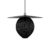 Gubi Satellite Ceiling Lamp Medium Midnight Black