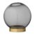 Aytm Globe Vase Small Black-brass