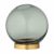 Aytm Globe Vase Small Green-brass