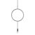 Northern Circle Pendant Lamp Black