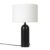 Gubi Gravity S Table Lamp Blackend Steel + White Shade