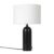 Gubi Gravity S Table Lamp Blackend Steel + White Shade