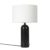 Gubi Gravity S Table Lamp Black Marble + White Shade