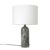 Gubi Gravity S Table Lamp Grey Marble + White Shade