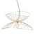 Globen Lighting Ray Ceiling Lamp Ø 70 Cm Brass