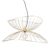 Globen Lighting Ray Ceiling Lamp Ø 70 Cm Brass